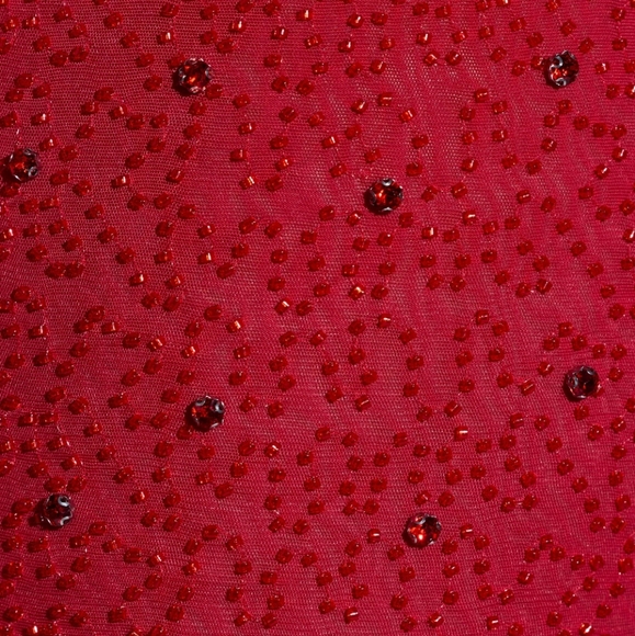 NEW With Tags Oh Polly Colmar Embellished Plunge Neck Evening Gown Size 6 - Picture 10 of 10